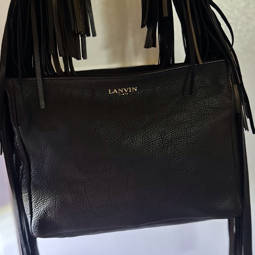 Lanvin Small Tribale Bag black with gold. - Picture 5 of 15
